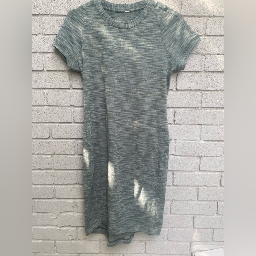 Lululemon Athletica Dark Green Short Sleeve Dress 6